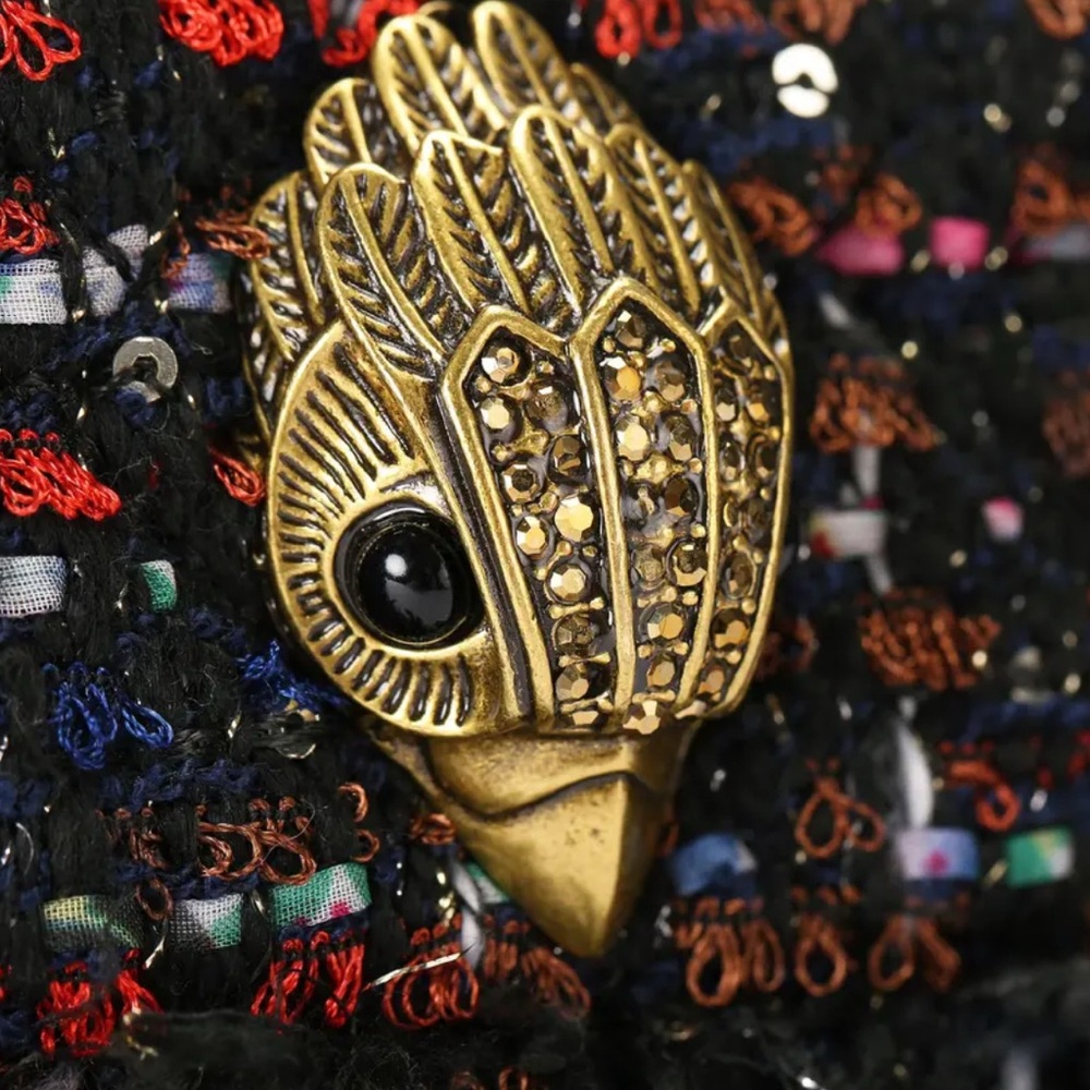 Kurt Geiger London Mini Tweed Kensington Bag EUC - Picture 6 of 8